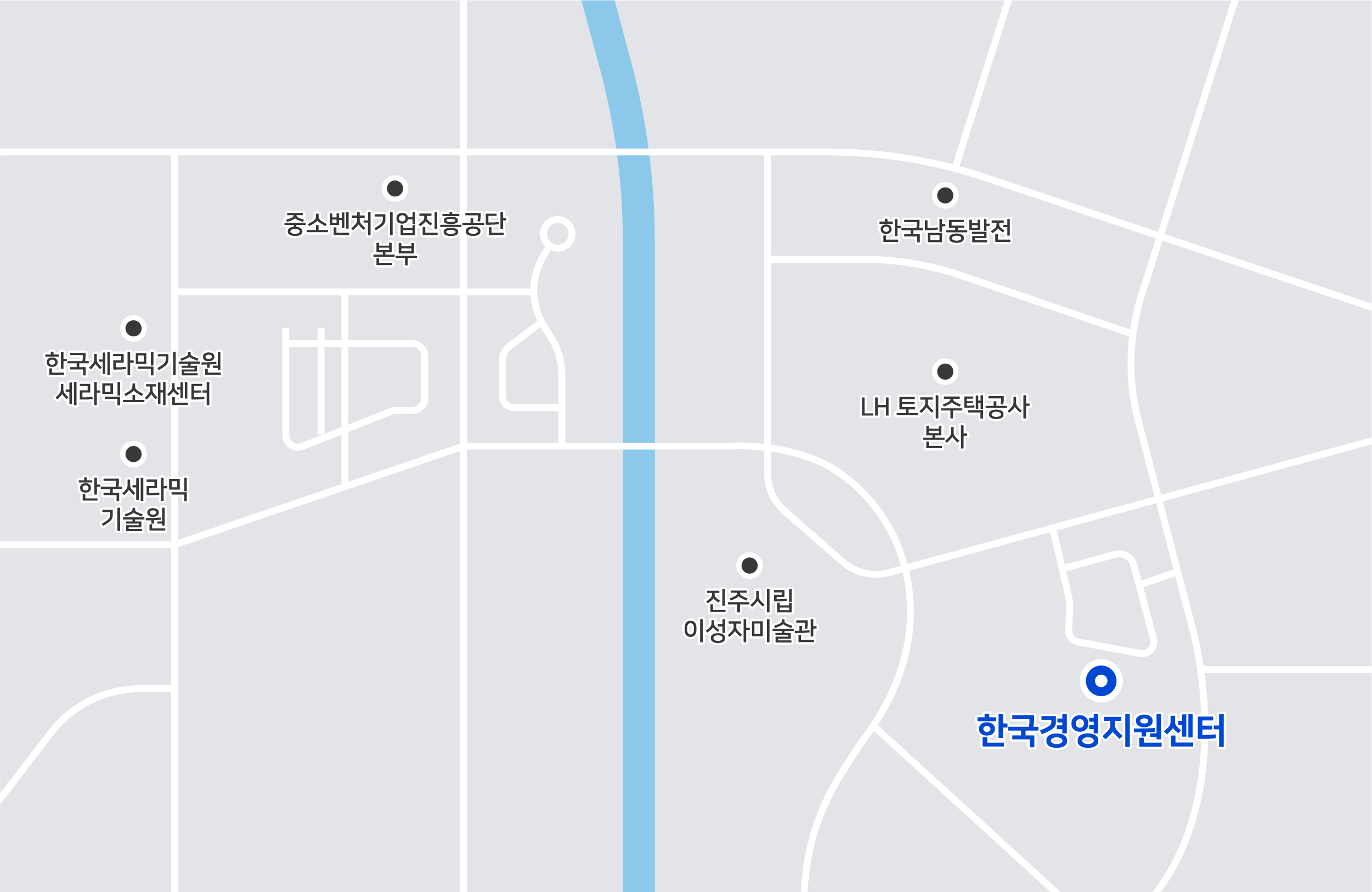 오시는 길 약도